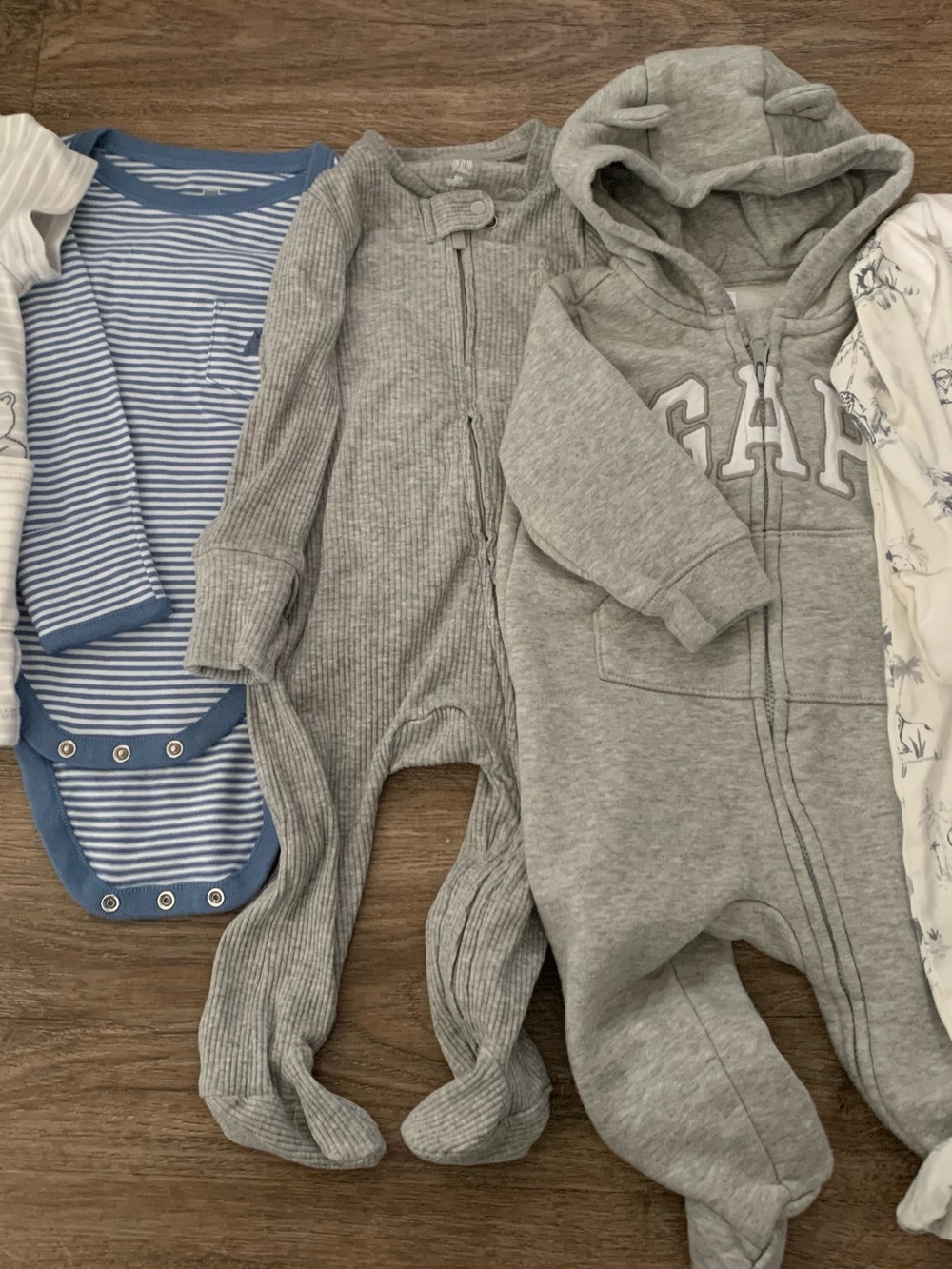 GAP 3 to 6 month Onesies Sleepers bundle